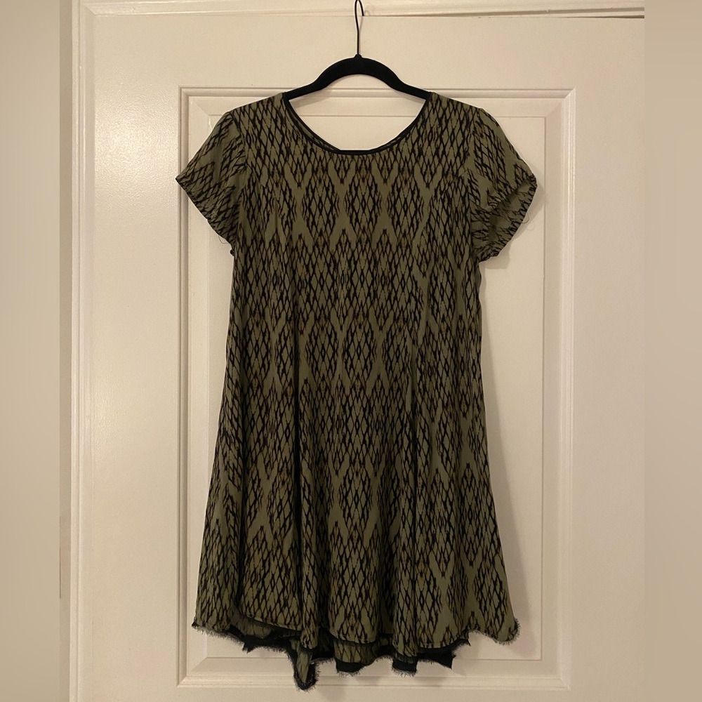 Urban Outfitters Silence + Noise Olive Green Dress